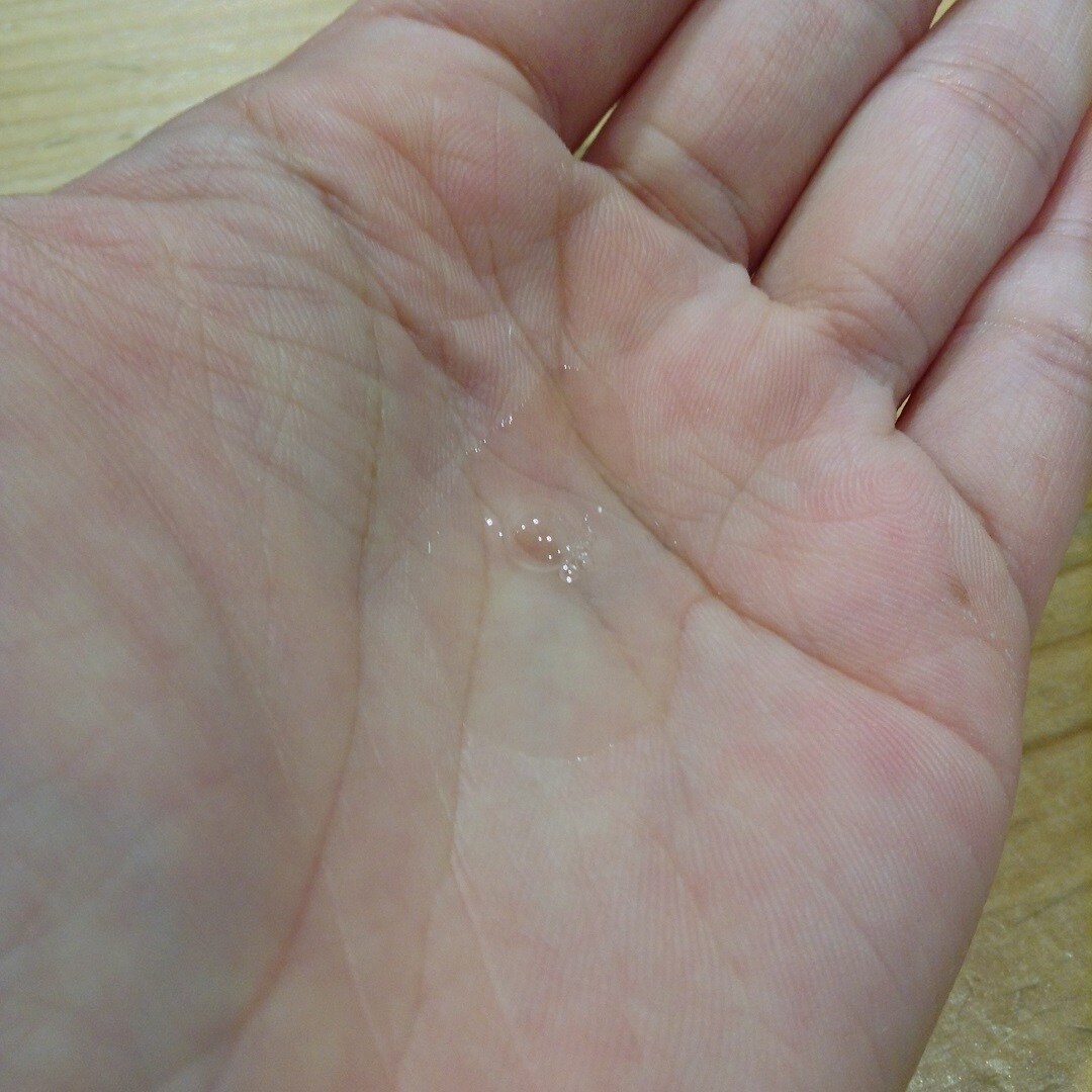 消毒ジェル使用例