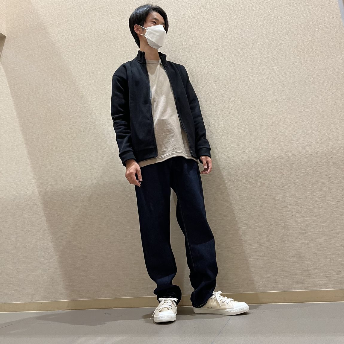 【イオンモール木曽川】一枚でも、重ね着でも。これからの季節のマストアイテム〈ニットフリーススタンドジャケット〉