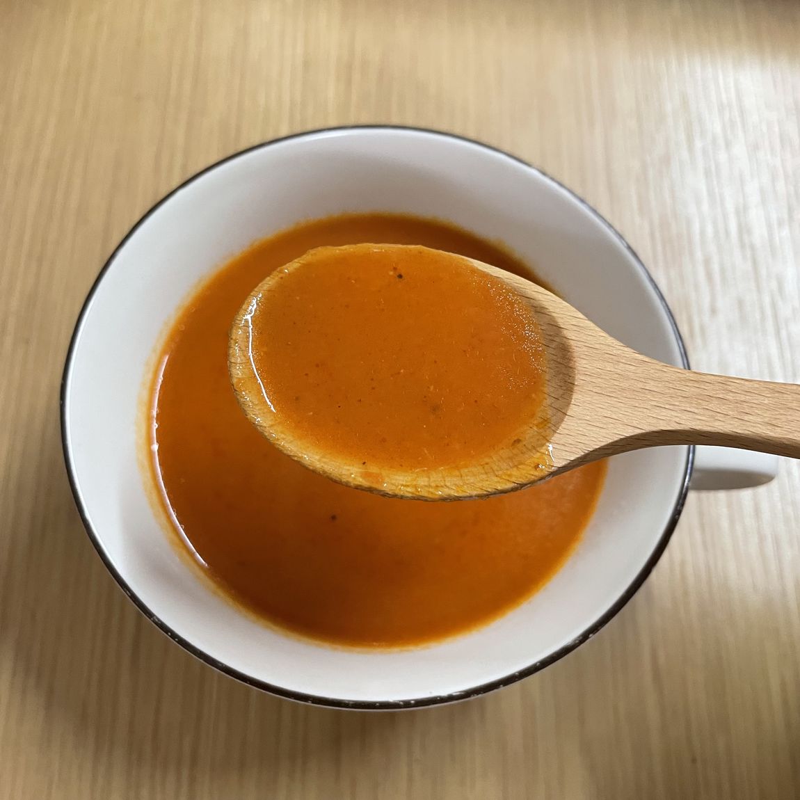 トマトのポタージュ　実食