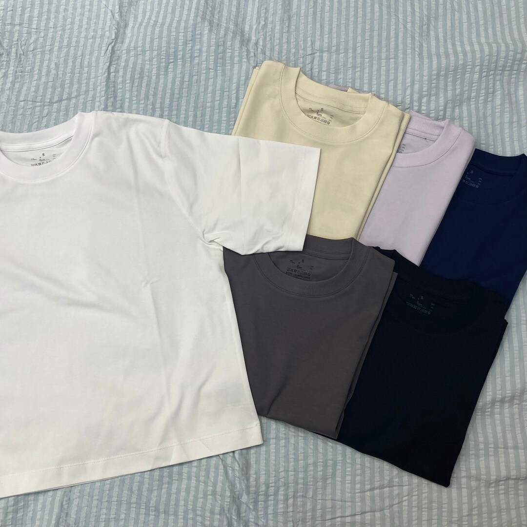 婦人　涼感ＵＶカットクルーネックワイド半袖Ｔシャツ