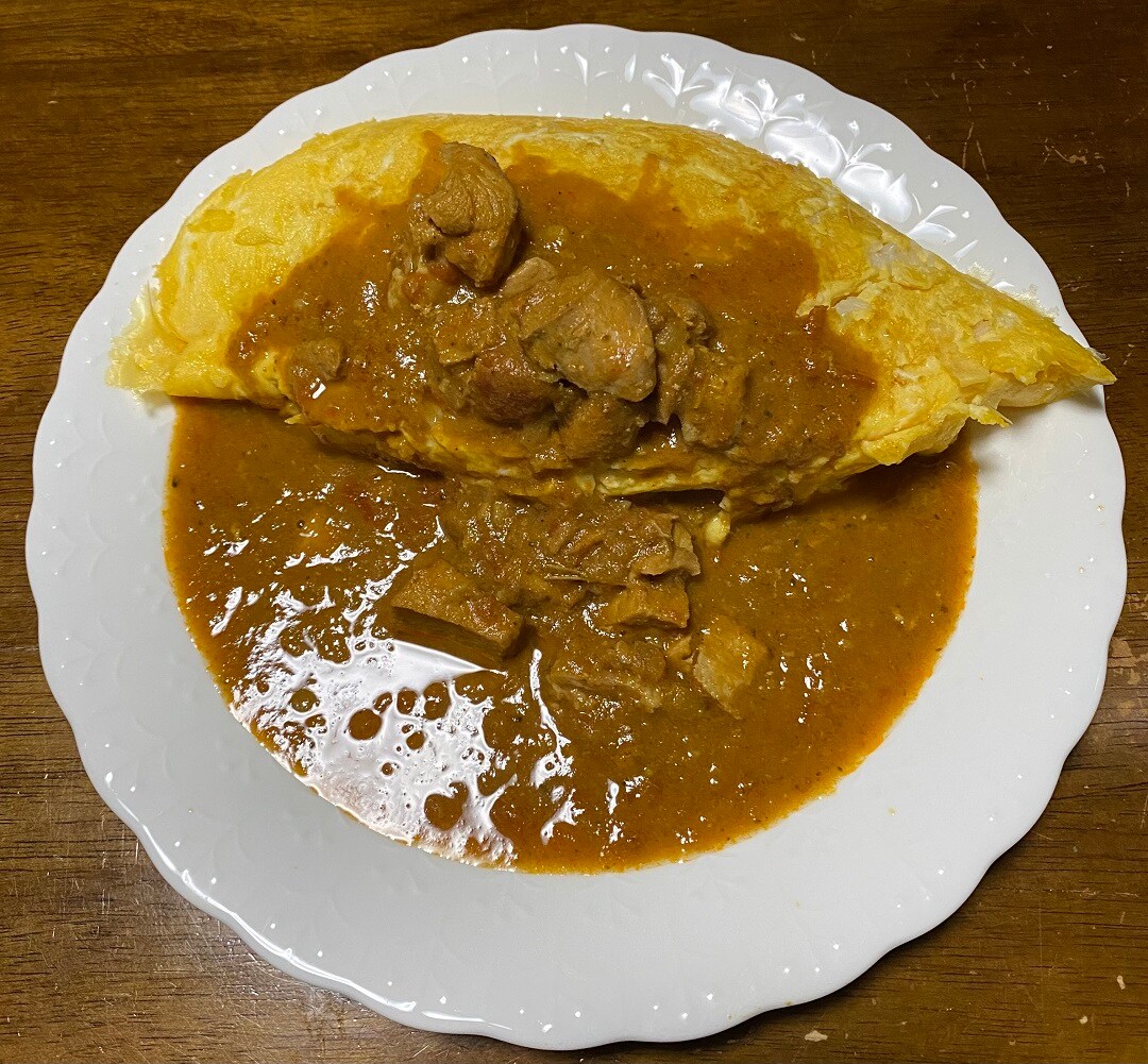 オムカレー　完成