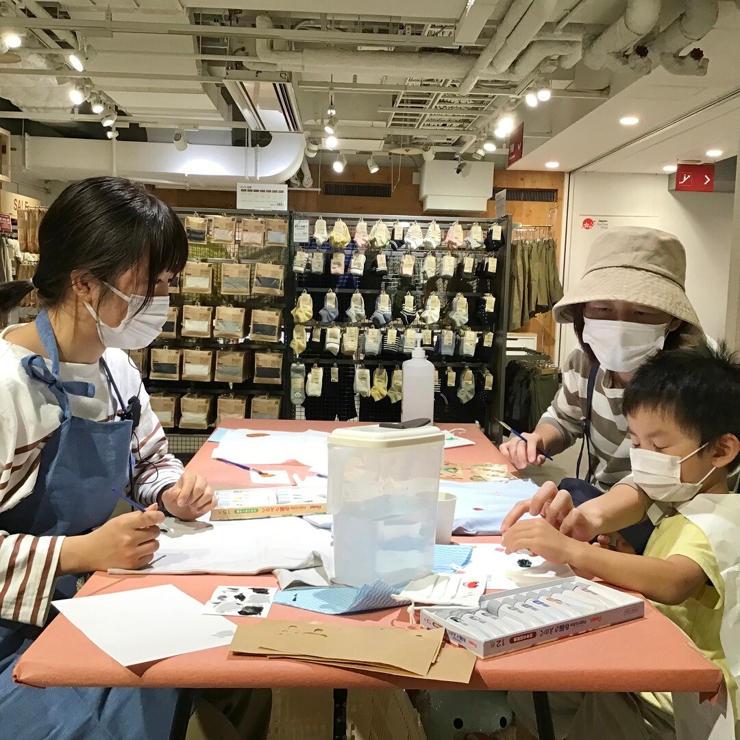 【難波】ワークショップ開催中です。