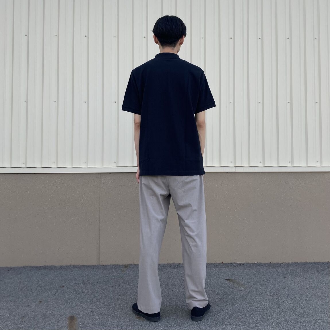 男性スタッフスナップ　後ろ姿