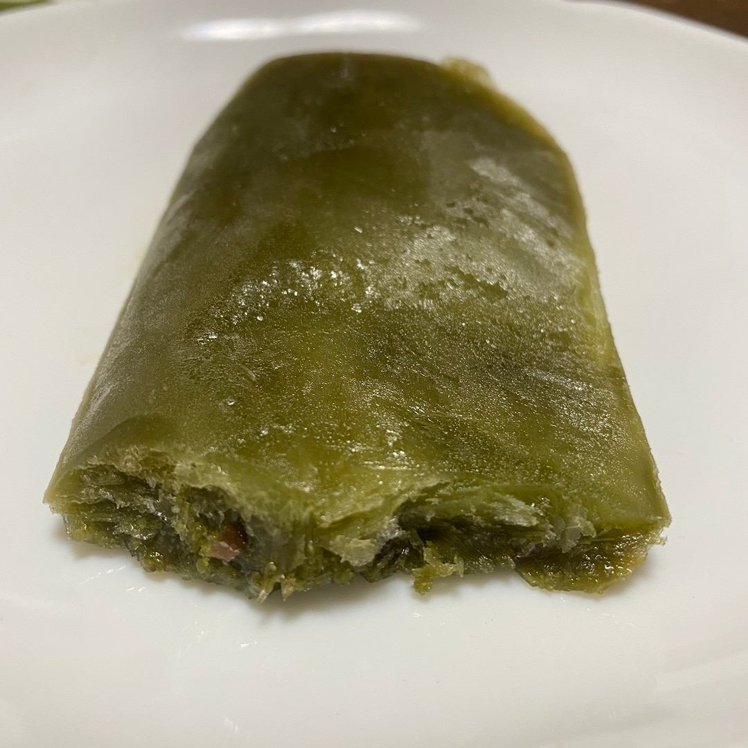 抹茶あずき　実食風景③