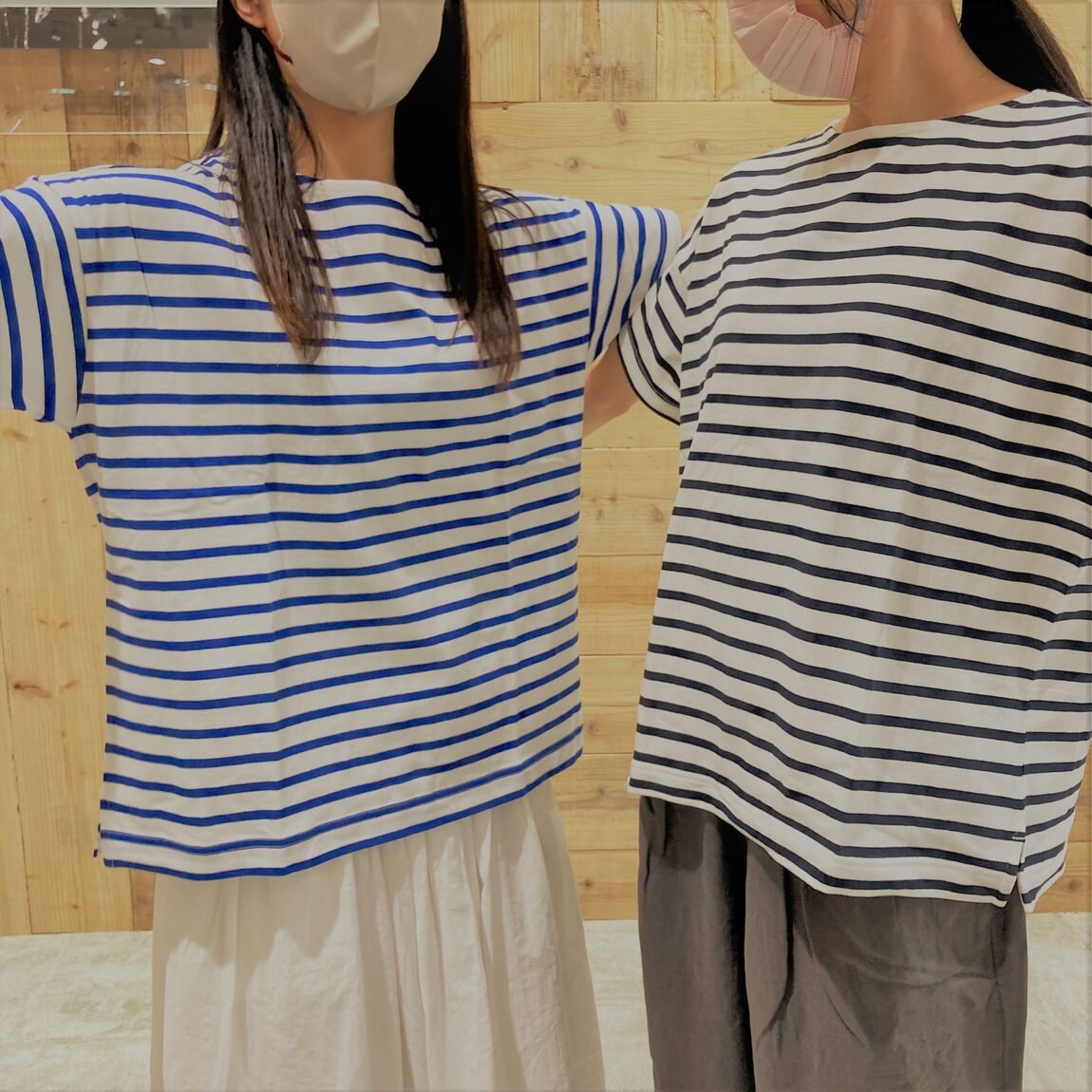 ボートネック半袖Ｔシャツ