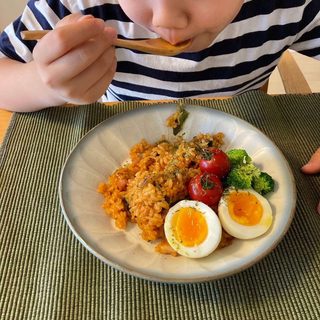 子供が食べる