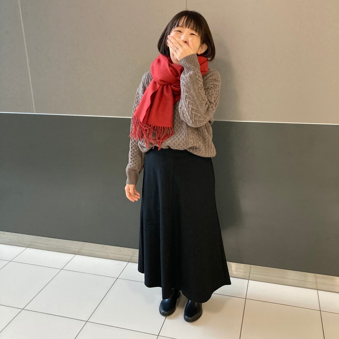 ストールと全身