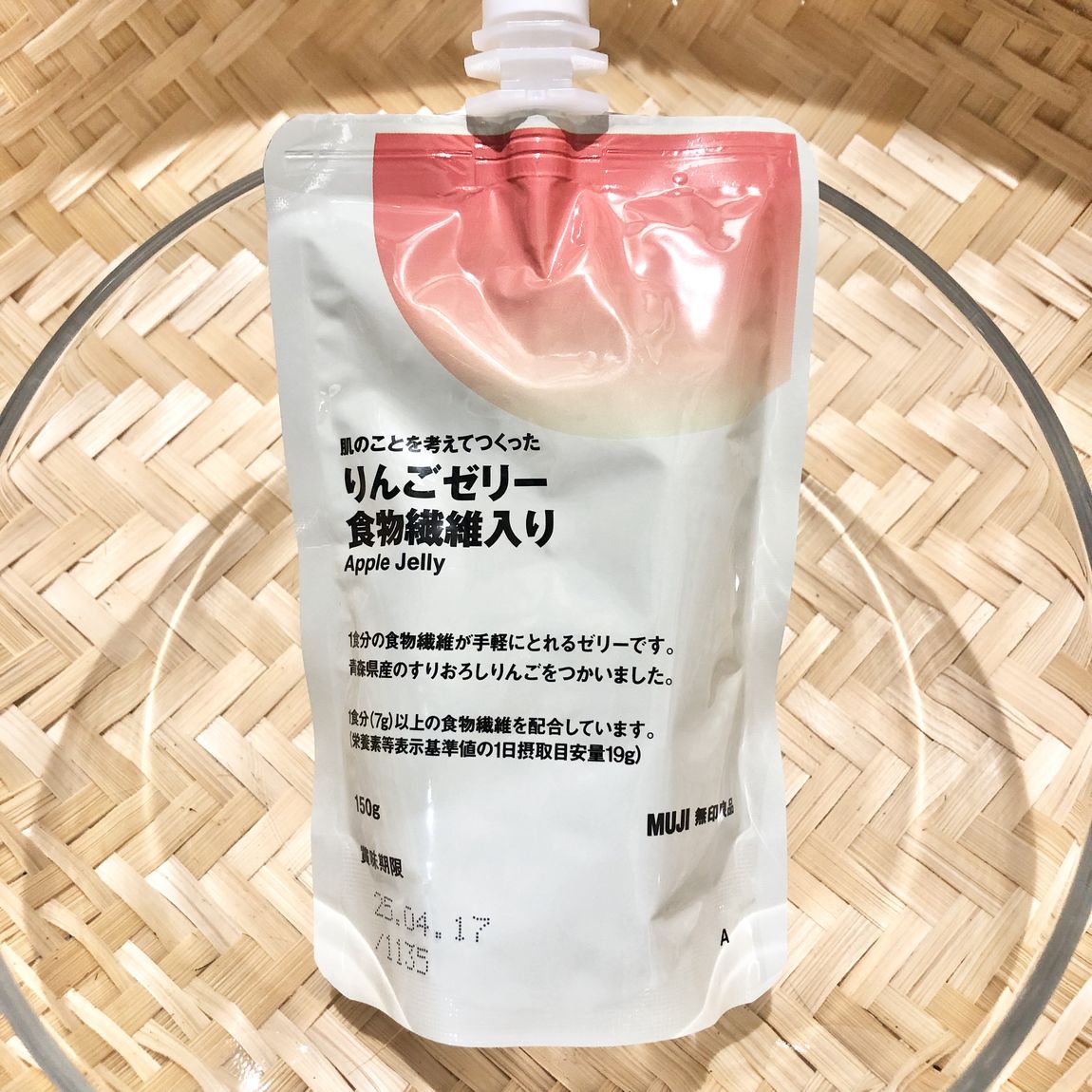 【無印良品500アトレヴィ巣鴨】りんごゼリー食物繊維入り