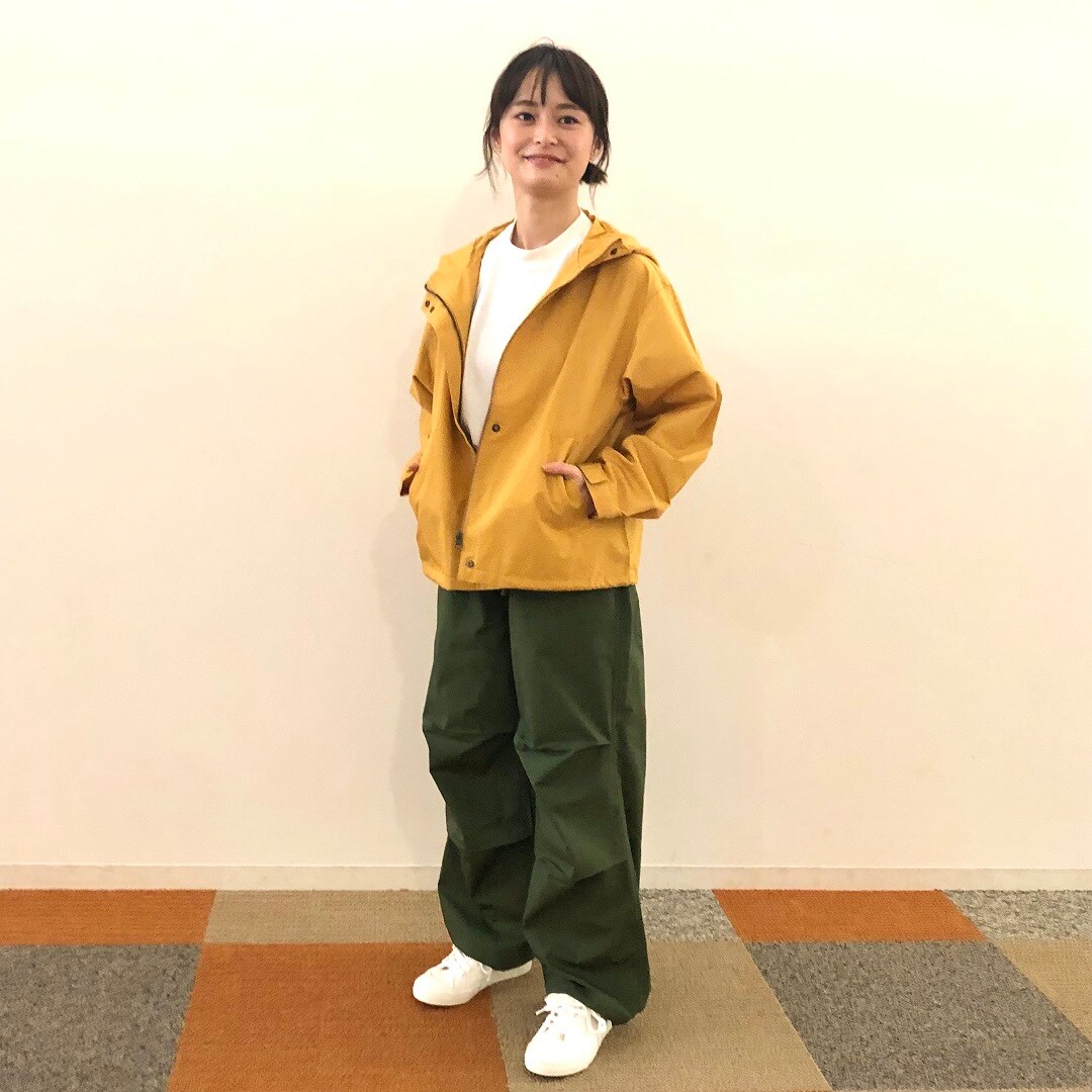 【ザ・モール仙台長町】婦人撥水フードジャケットのコーディ