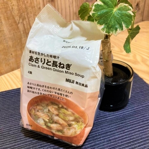 味噌汁あさりと長ねぎ