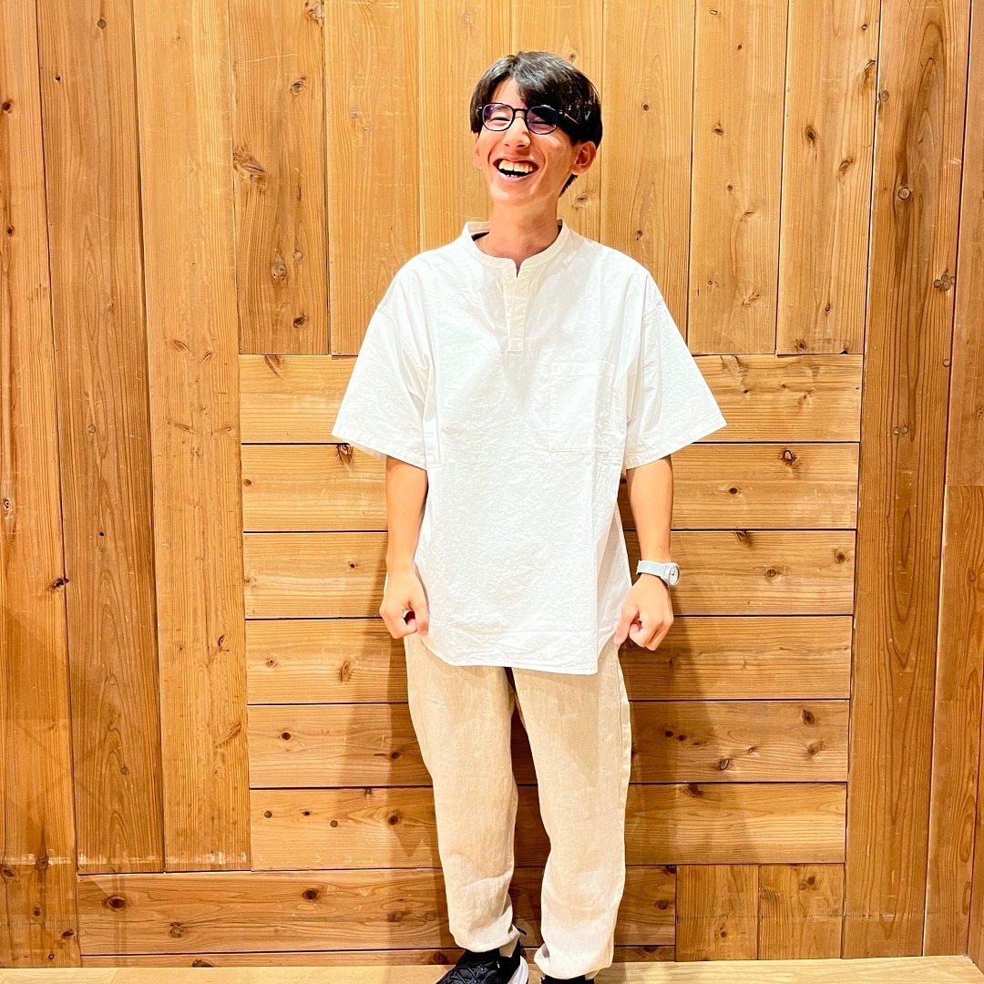 残暑向けのコーディネートです