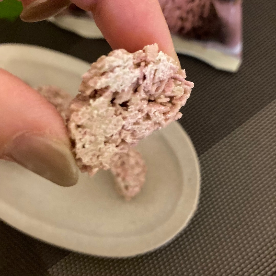 クランチチョコ断面
