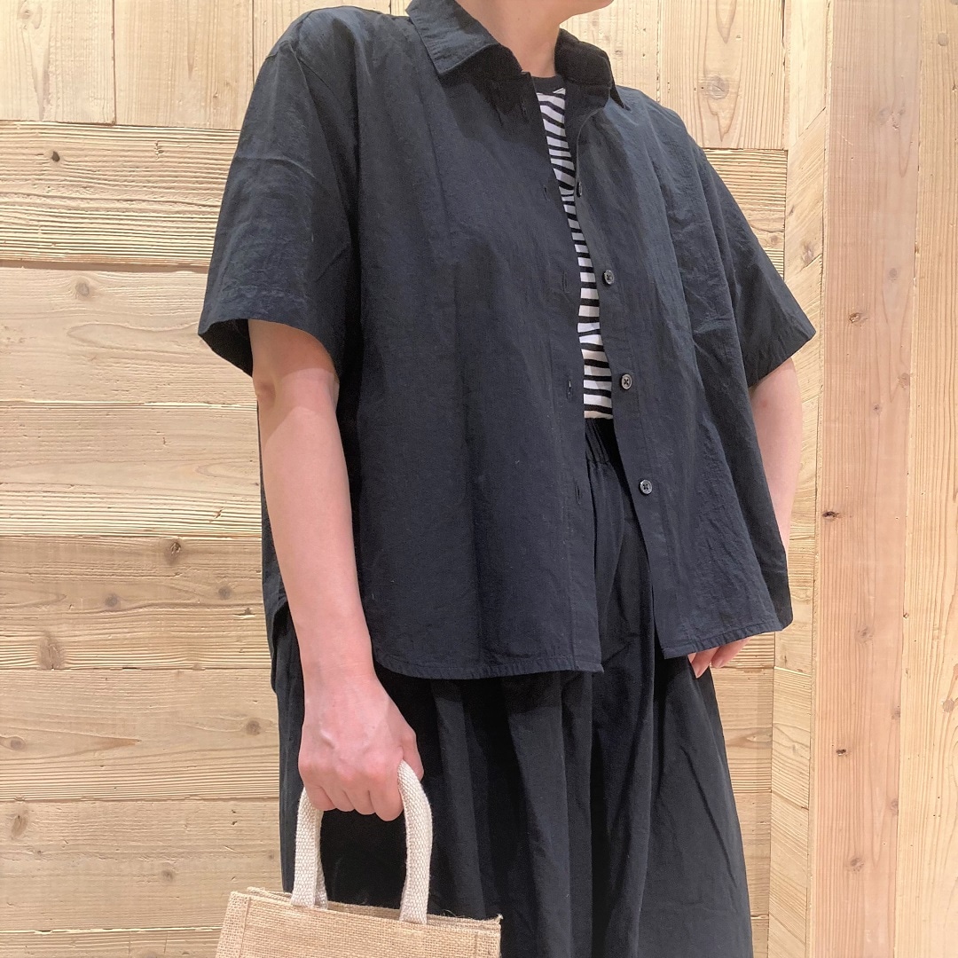 【イオンモール鈴鹿】大人女子にもおすすめ｜涼感　レギュラーカラー半袖シャツ