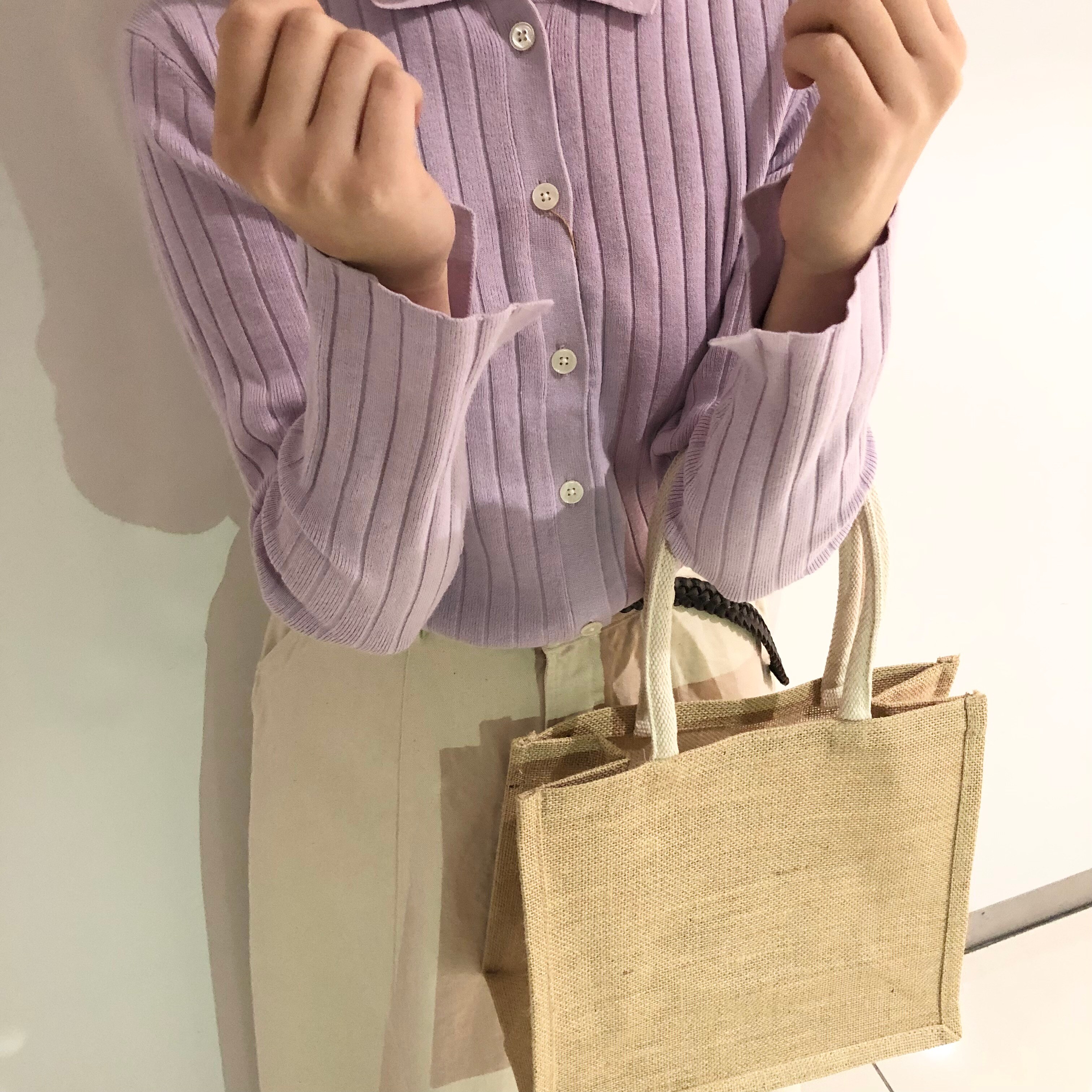 ラベンダーのコーデ　アップ