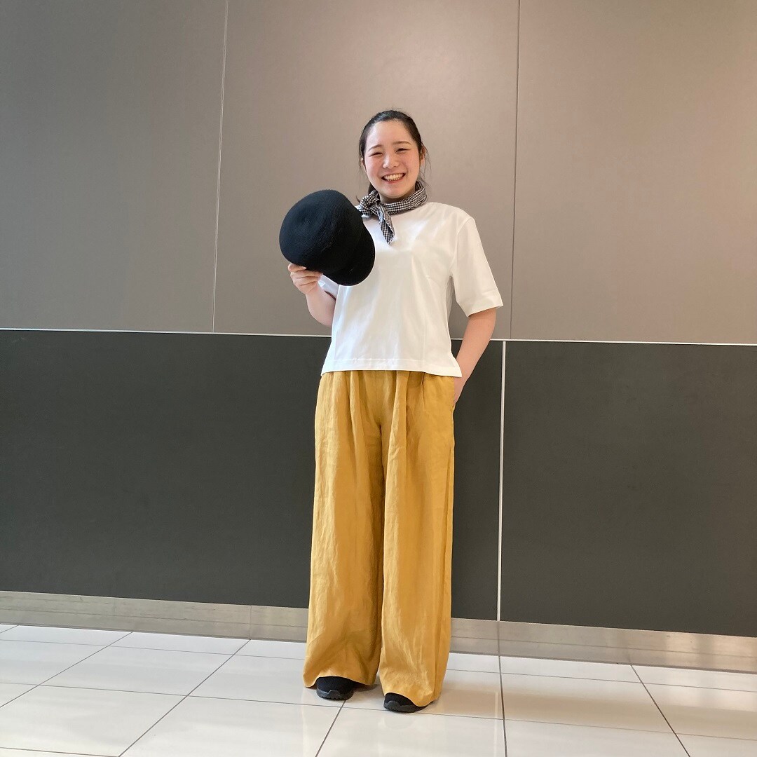 帽子脱いだスタイル