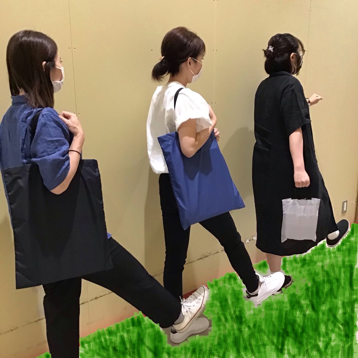 バッグ３姉妹