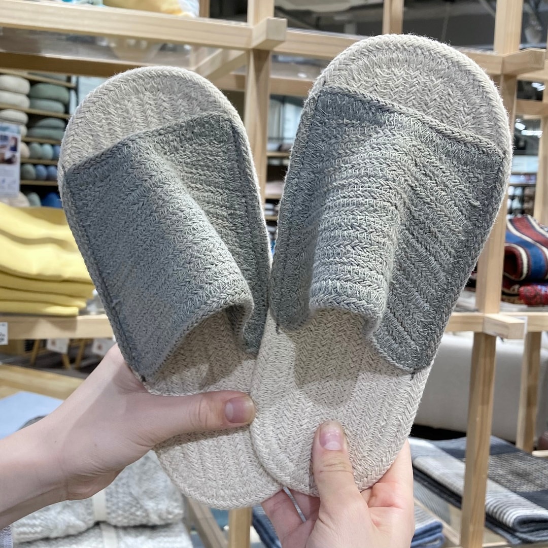 【マルエイガレリア】丸洗いできる夏のルームサンダル