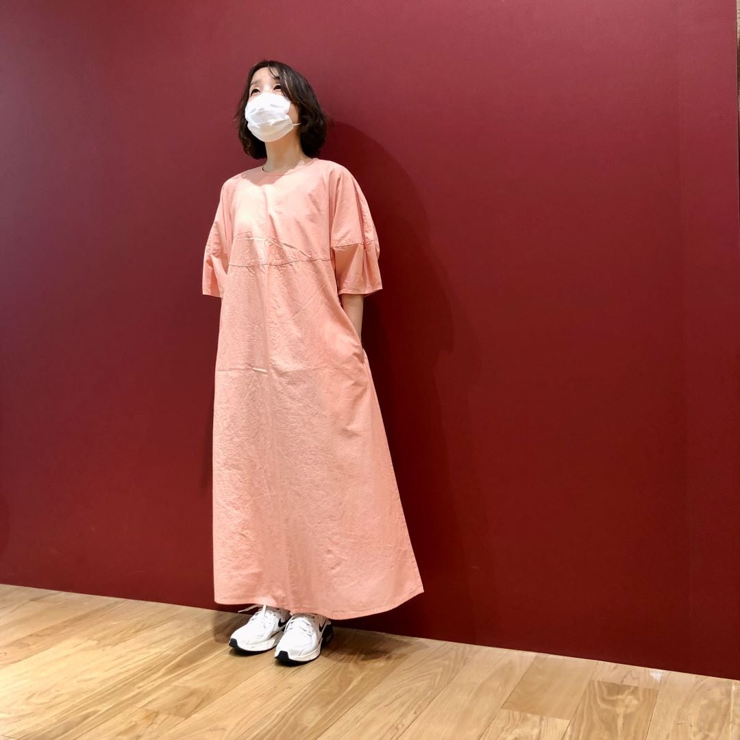 ブロードプルオーバー半袖ワンピース