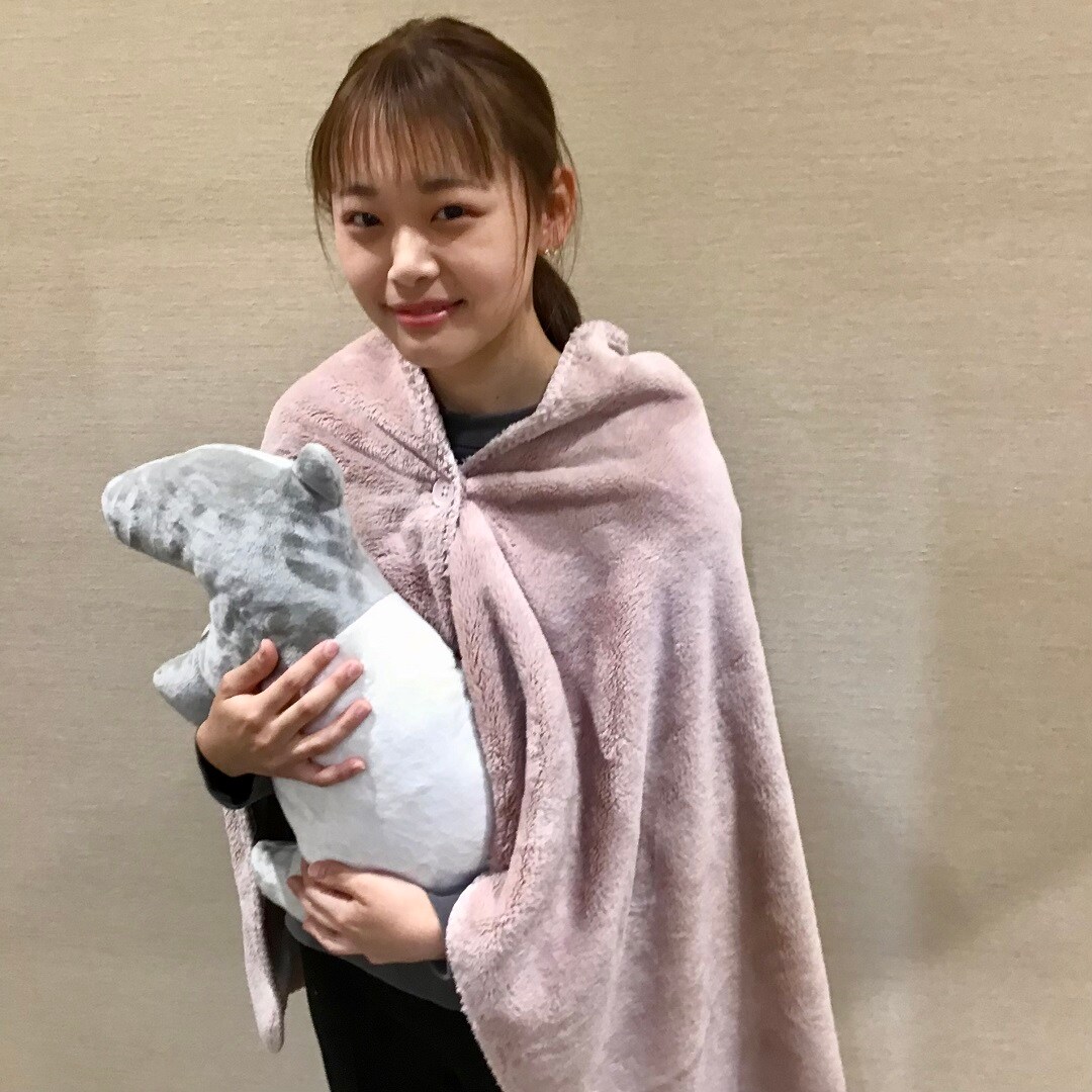 肩掛けとして使用した画像