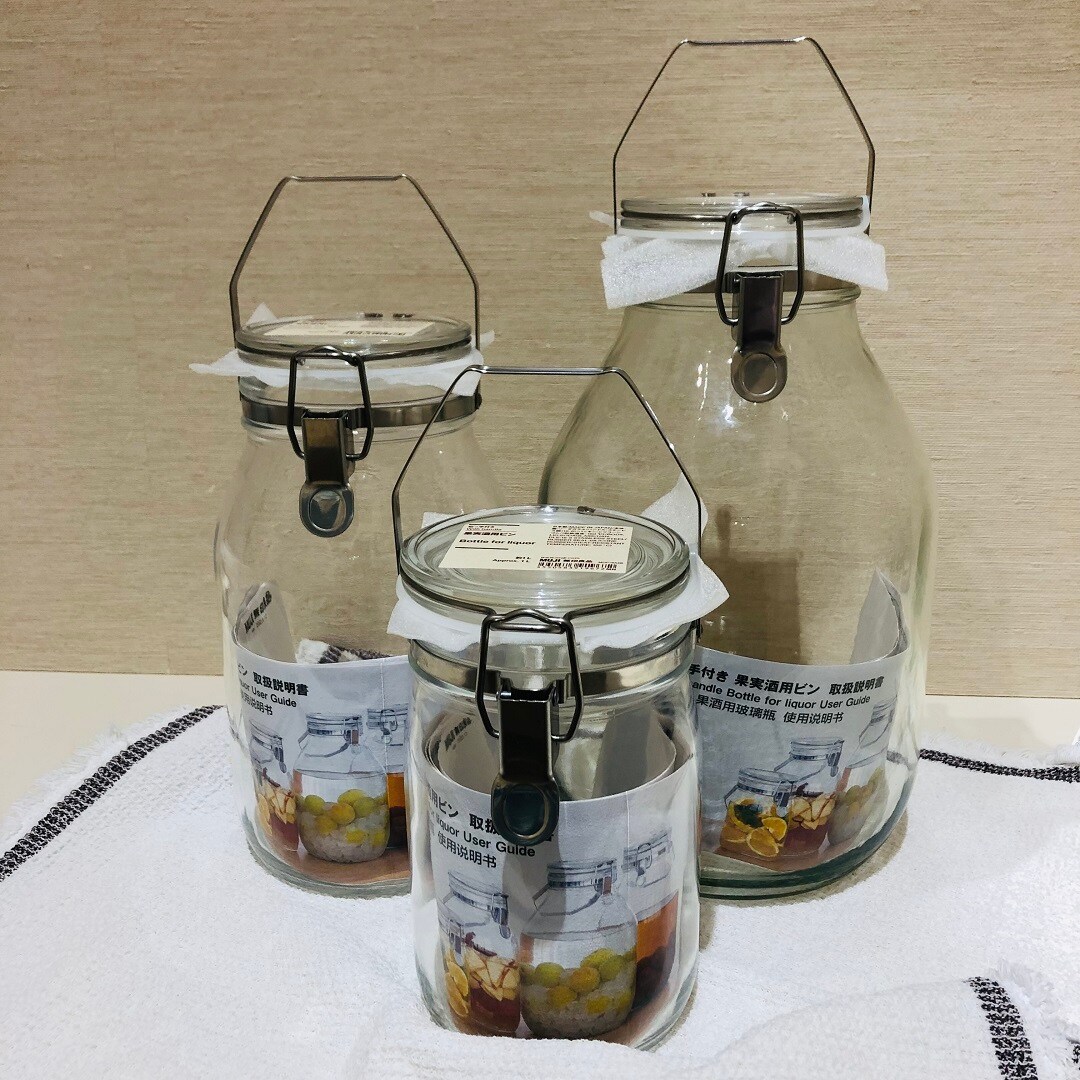 【イオンモール熱田】果実酒用ビンで今年も手作りしませんか。