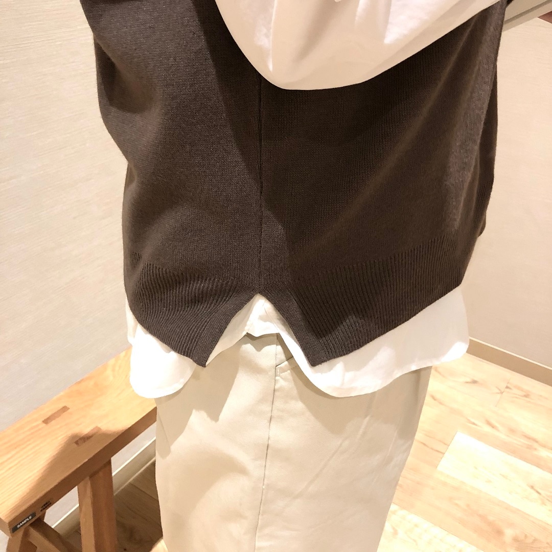 衣服着用写真  裾