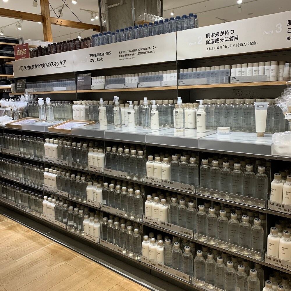 敏感肌用売り場