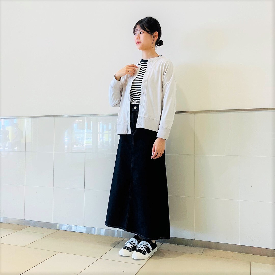 【モレラ岐阜】今週のコーデ　UVカット天竺編みカーディガン