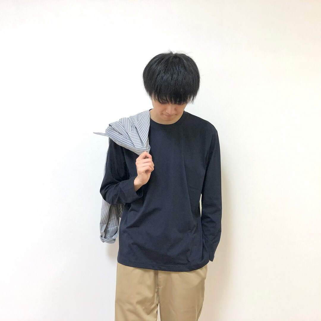 【ザ・モール仙台長町】気温の高い日は羽織としてコーディネイトできます