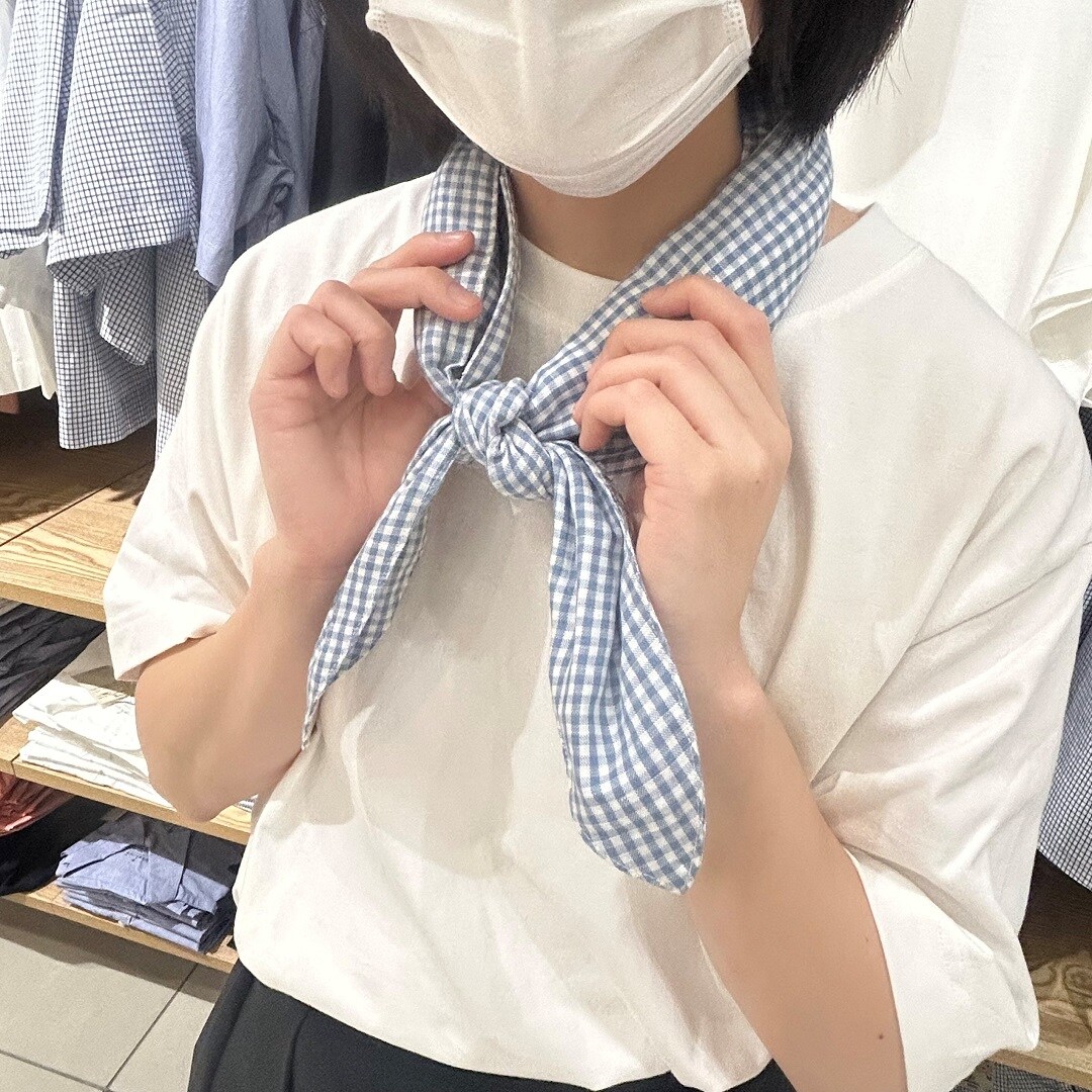スカーフ　使用例