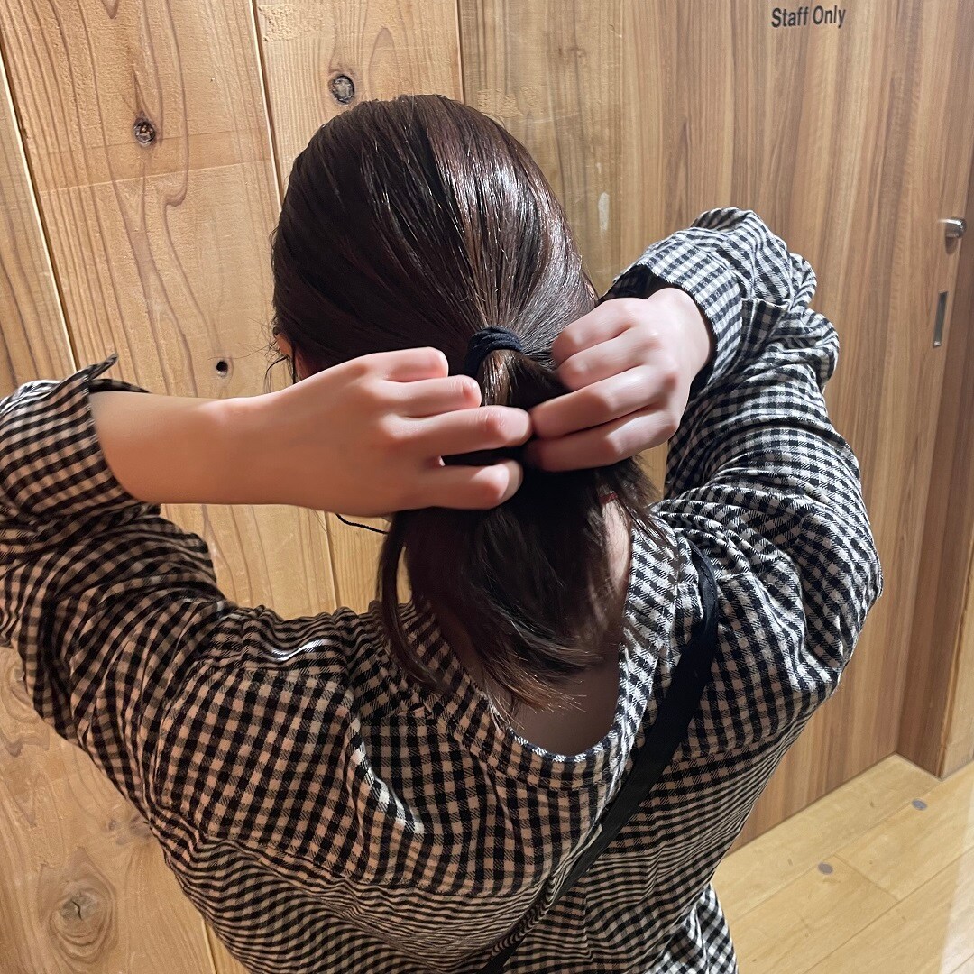 髪