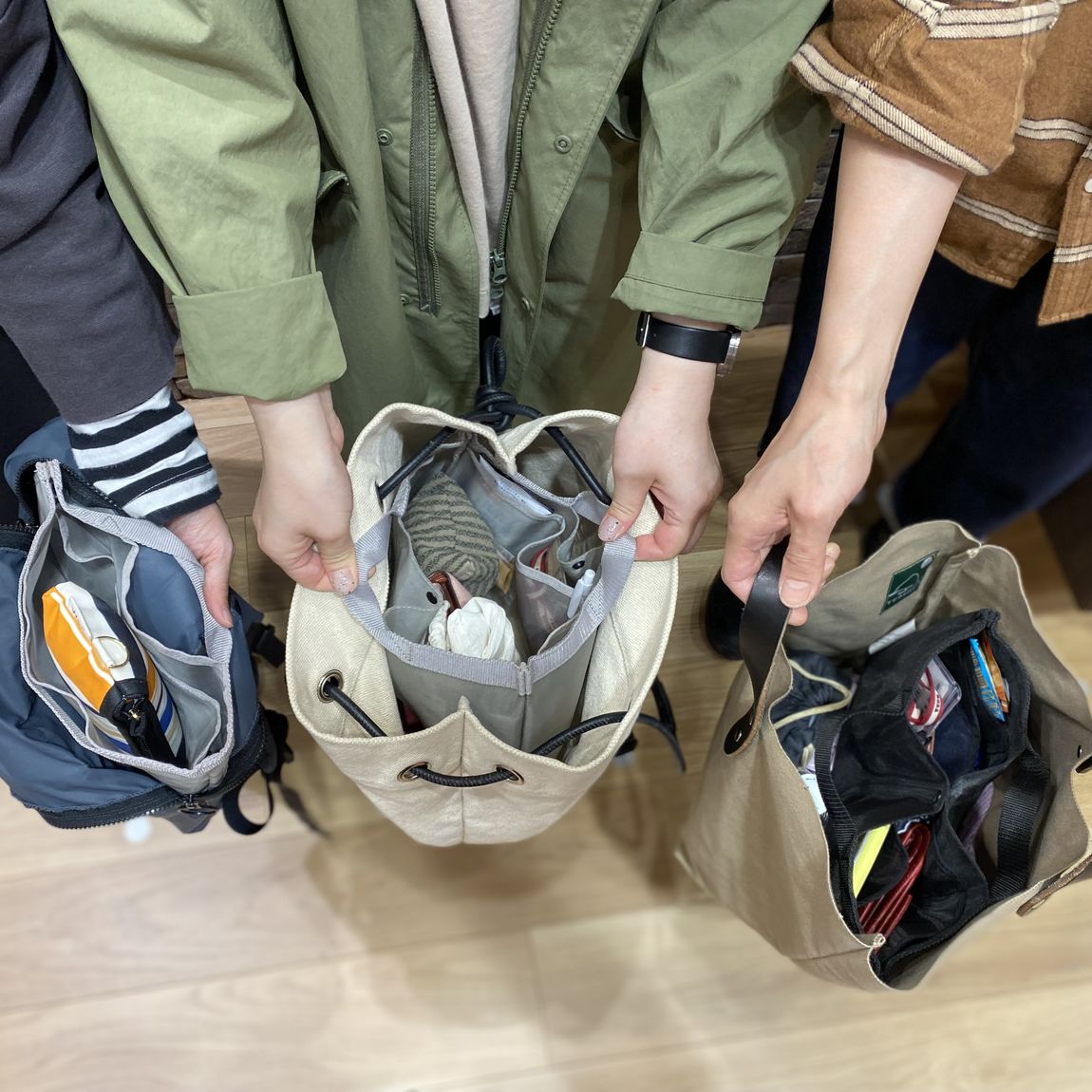 【心斎橋パルコ】我が家の場合｜ナイロンメッシュ　バックインバック　編