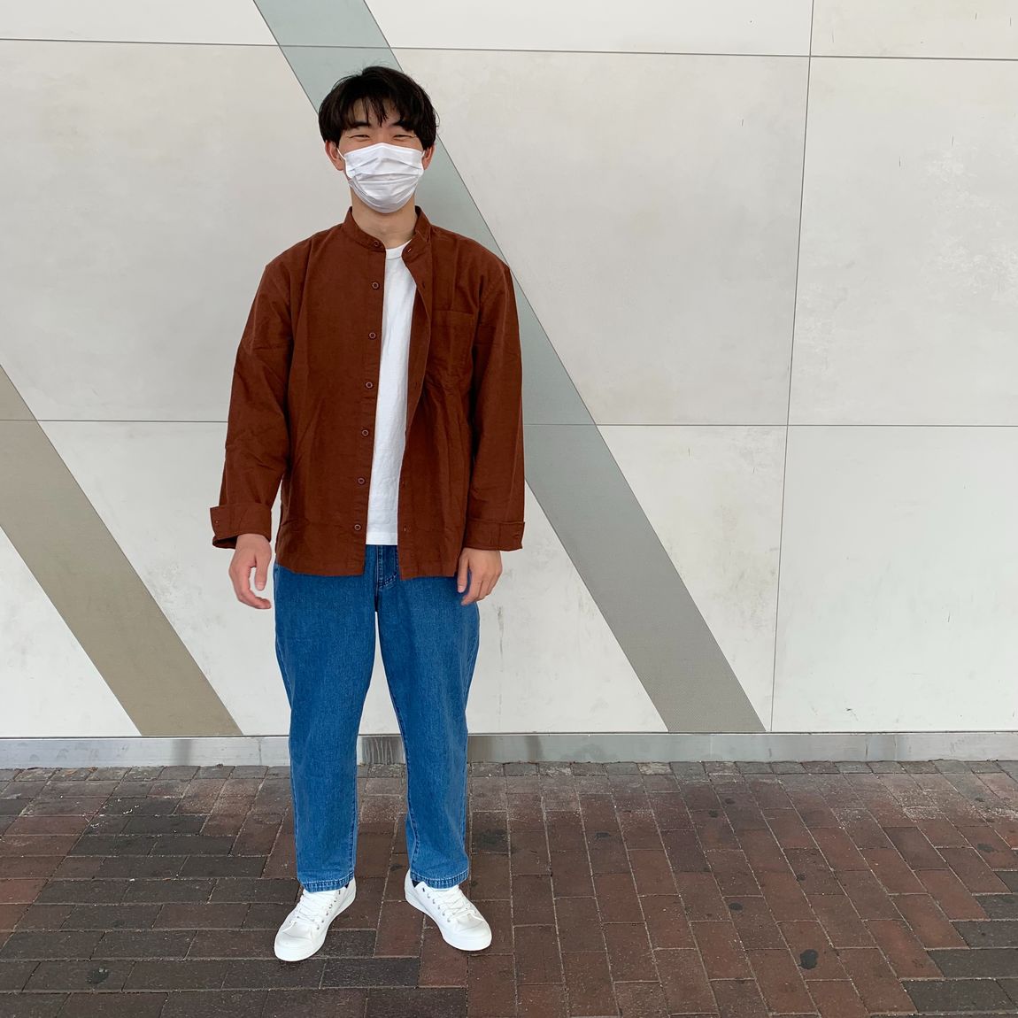 【さんすて岡山】起毛の、やさしいぬくもり。｜両面起毛フランネルスタンドカラーシャツ
