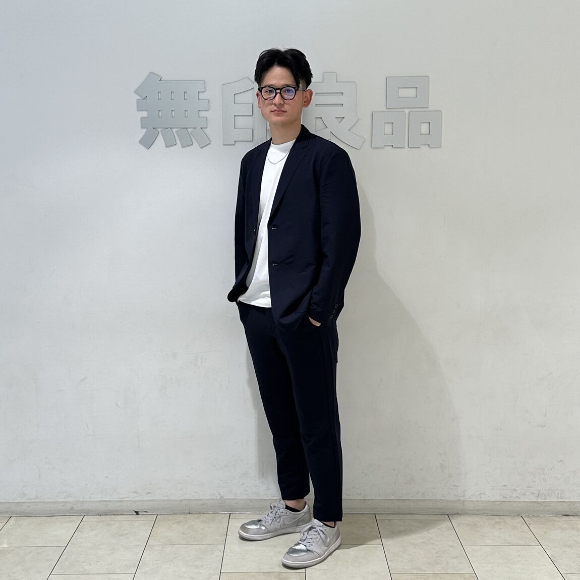 サングラス着用