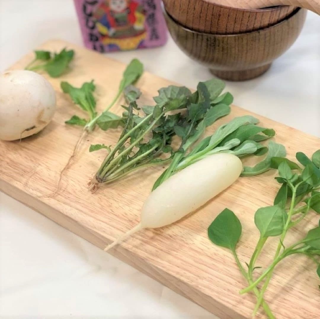 【堺北花田】1月7日は七草粥を食べよう｜青果売場から