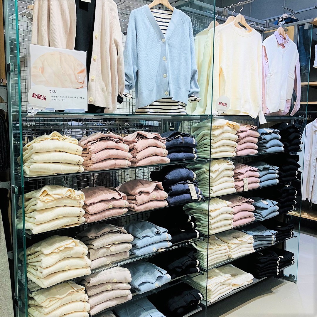 【モレラ岐阜】今週のコーデ　春色の型崩れしにくいカーディガン