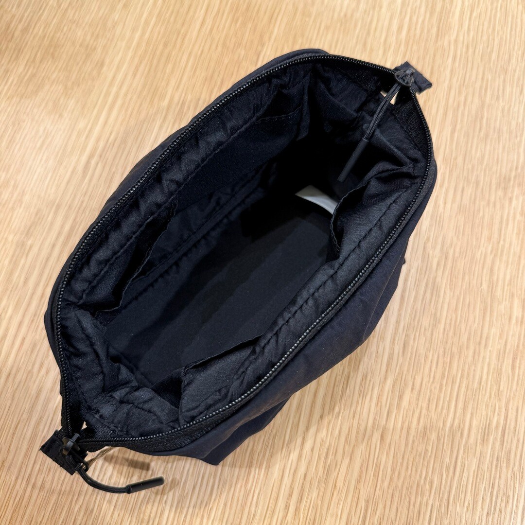【マルエイガレリア】広口で中が見やすい、撥水再生ナイロン広口ポーチ_5zrl0J