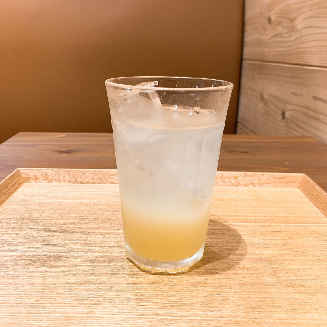 【Café＆Meal MUJI近鉄四日市】柚子スカッシュフロート