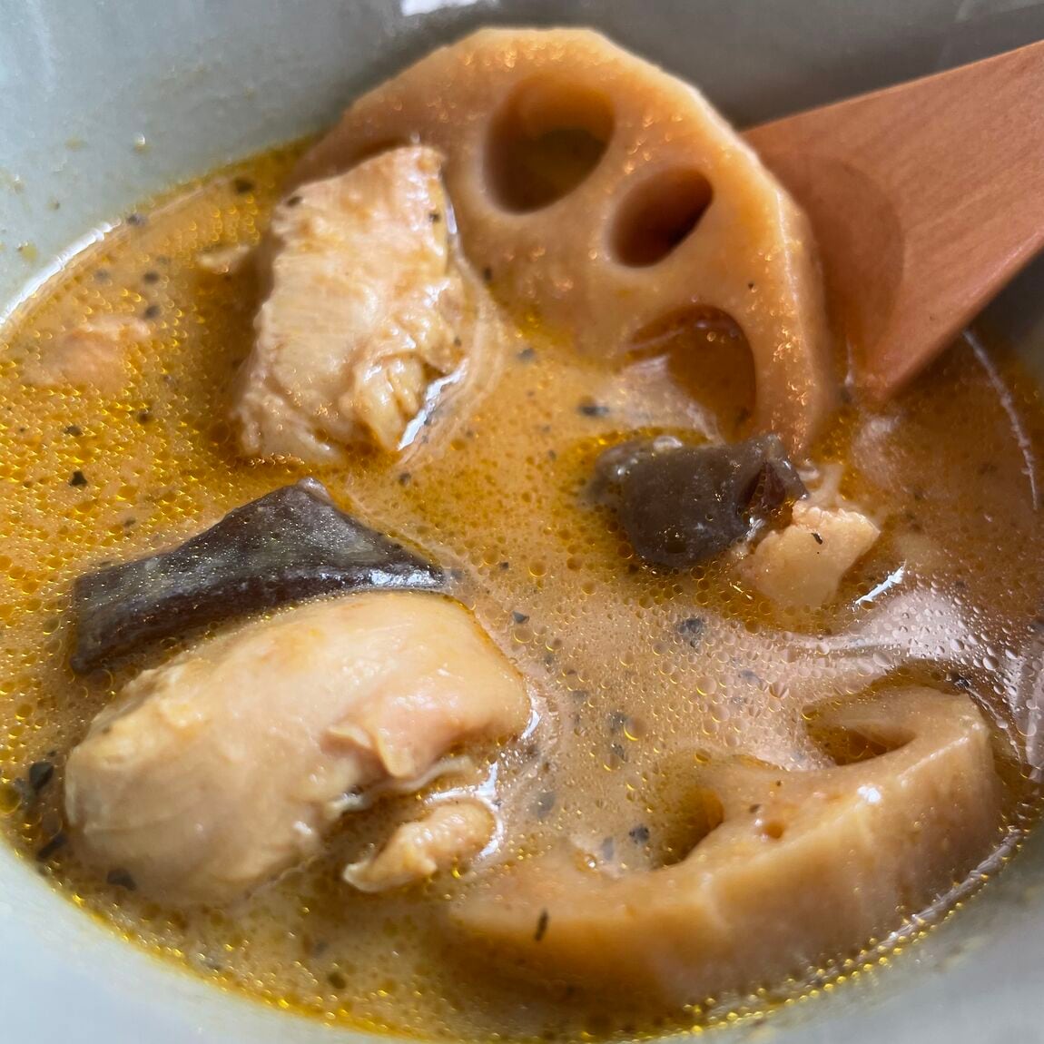 北海道味噌と豆乳のスープカレーの画像