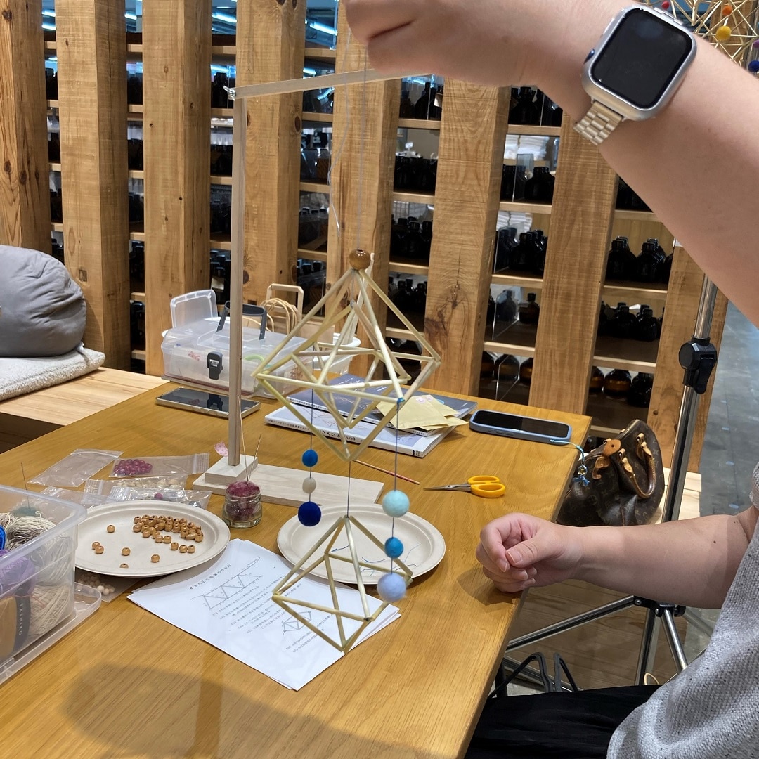 てんつなぎ～ワライトムスビさん　ワークショップ様子