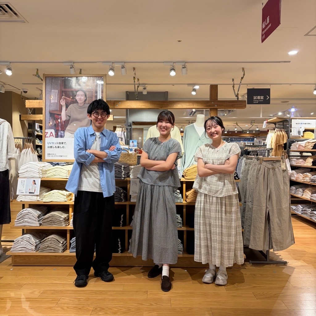 【イオンモール北大路】身長169cm/涼感タックストレートパンツを使ったコーデ