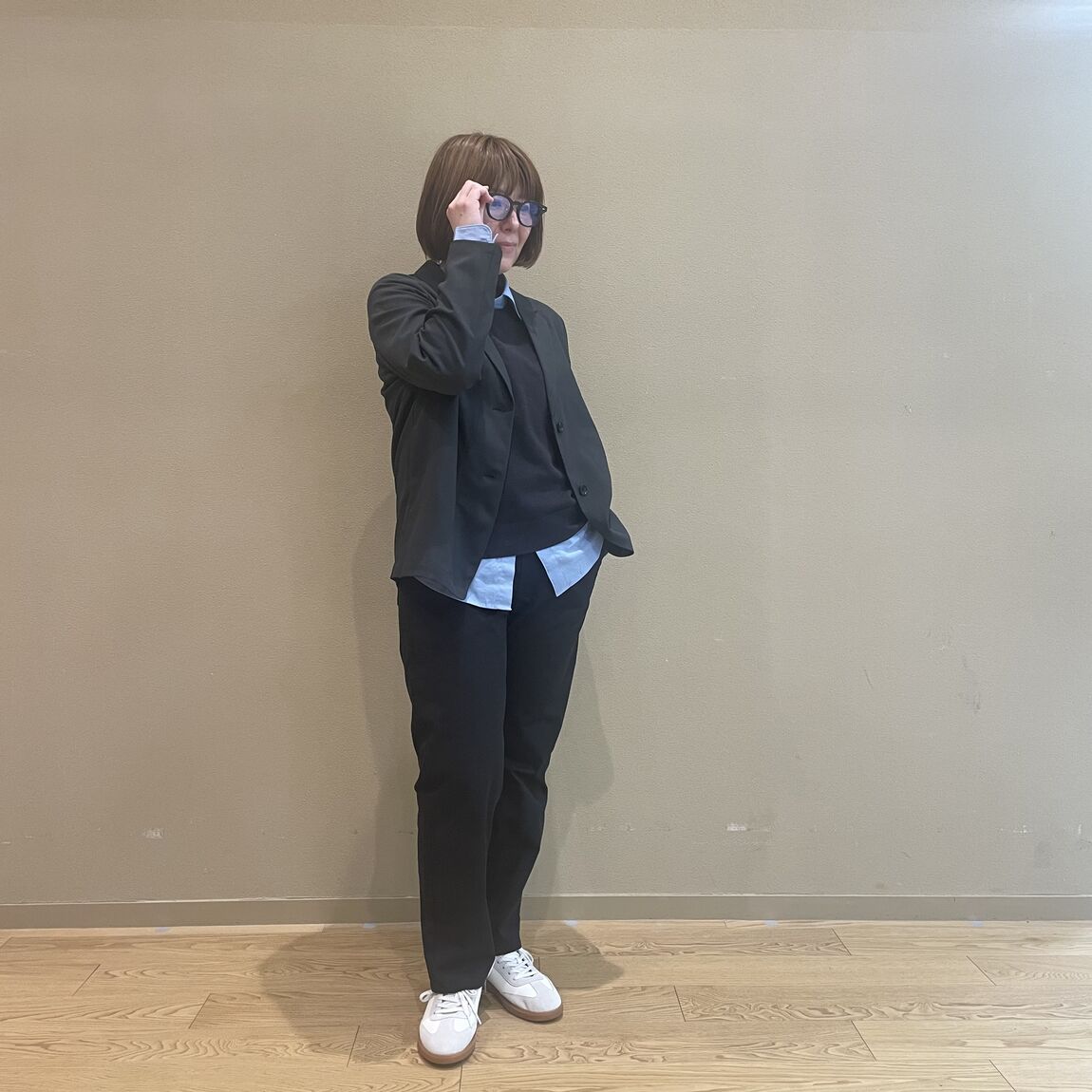 全身斜めカット