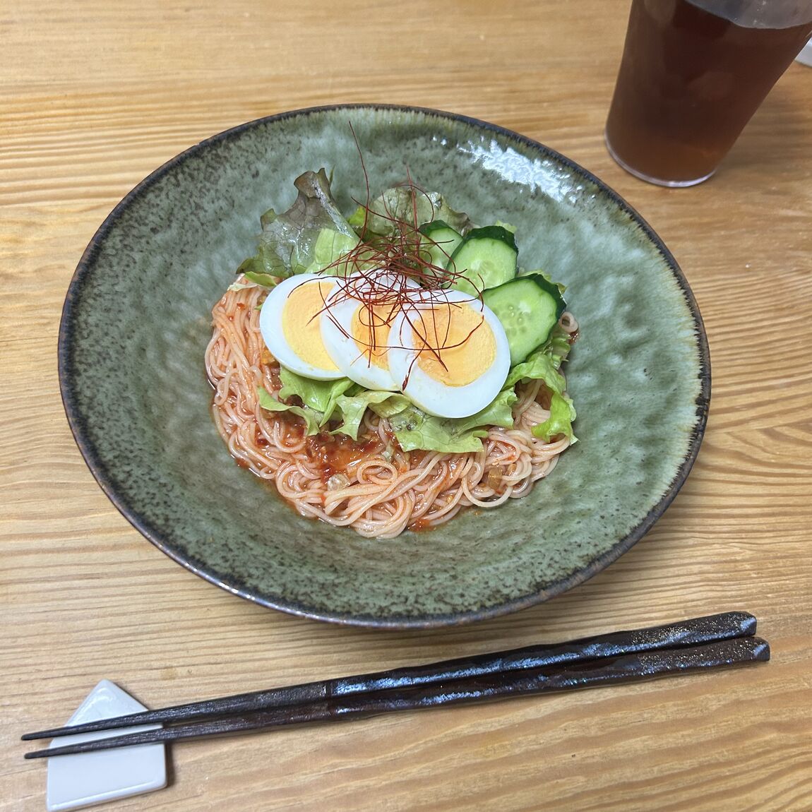 麺にあえる