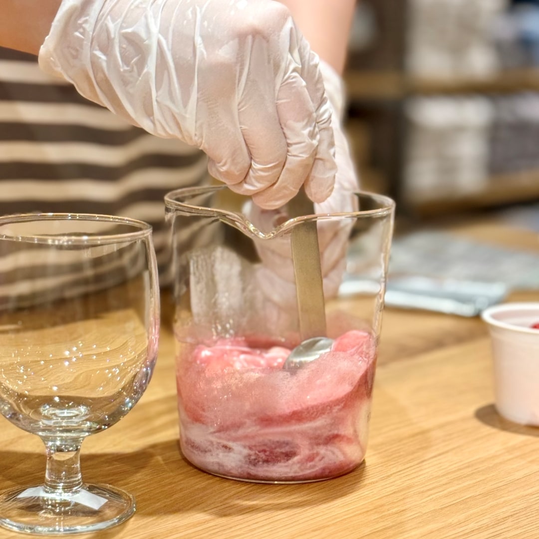 【神戸阪急】新商品　アイスクリームでつくるシェイクのご紹介
