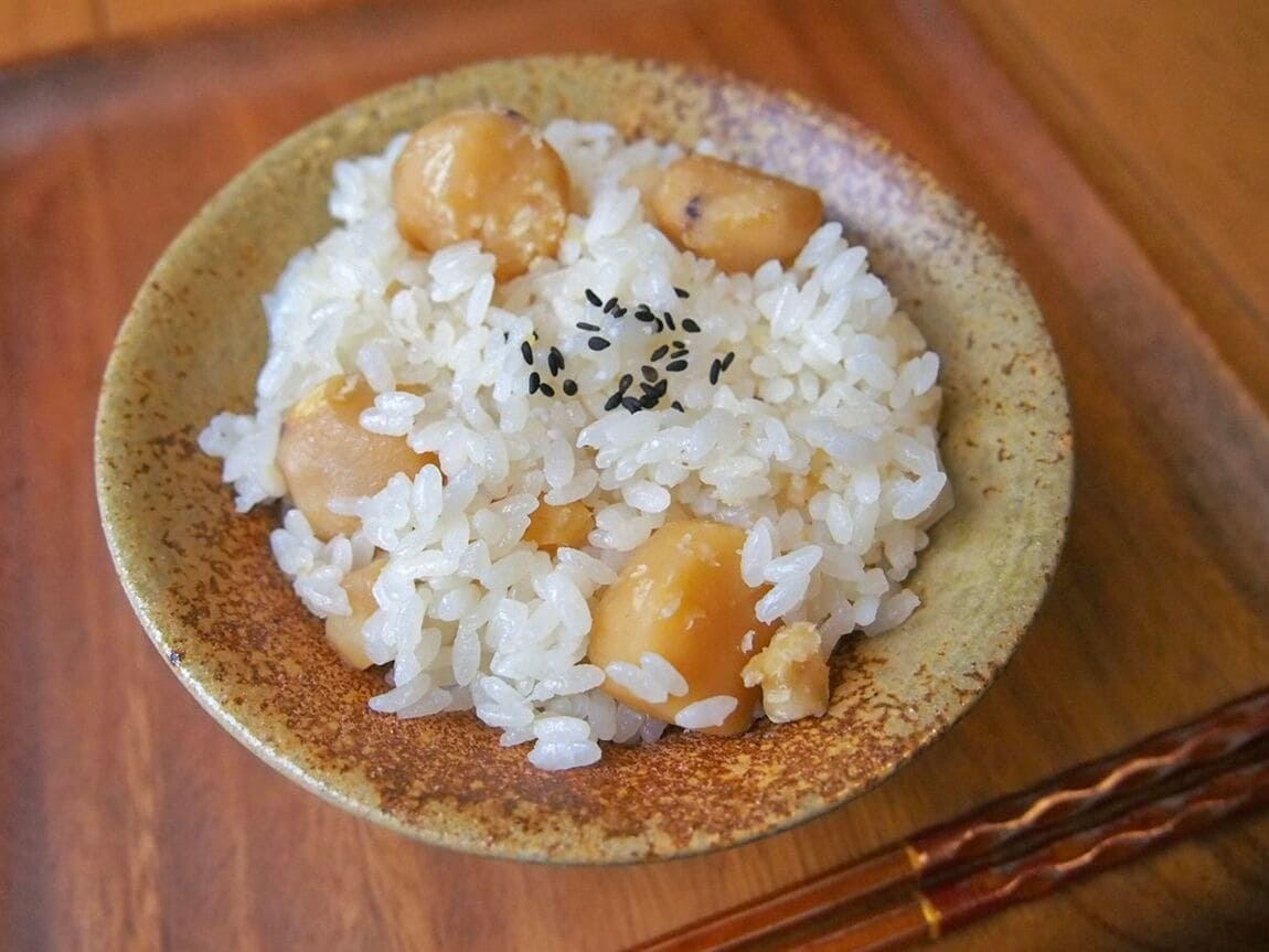 栗ごはん完成