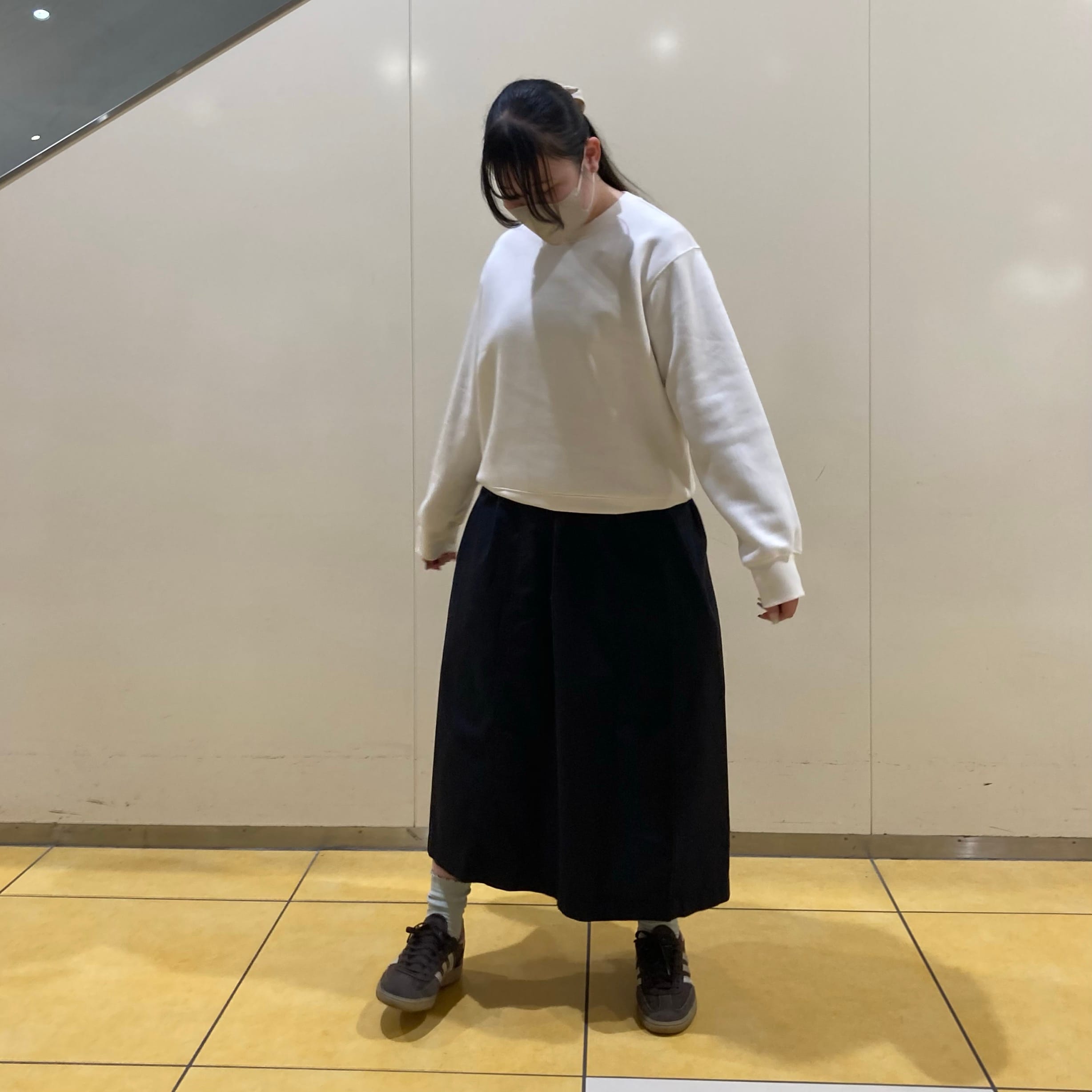 実際のコーデポーズあり