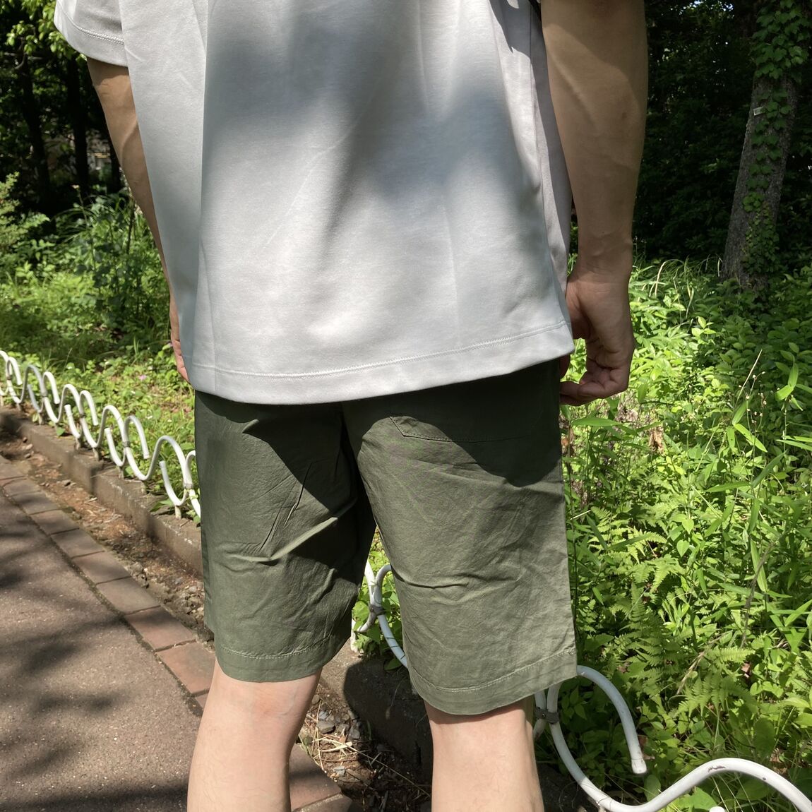 ブロードショートパンツ着用画像③