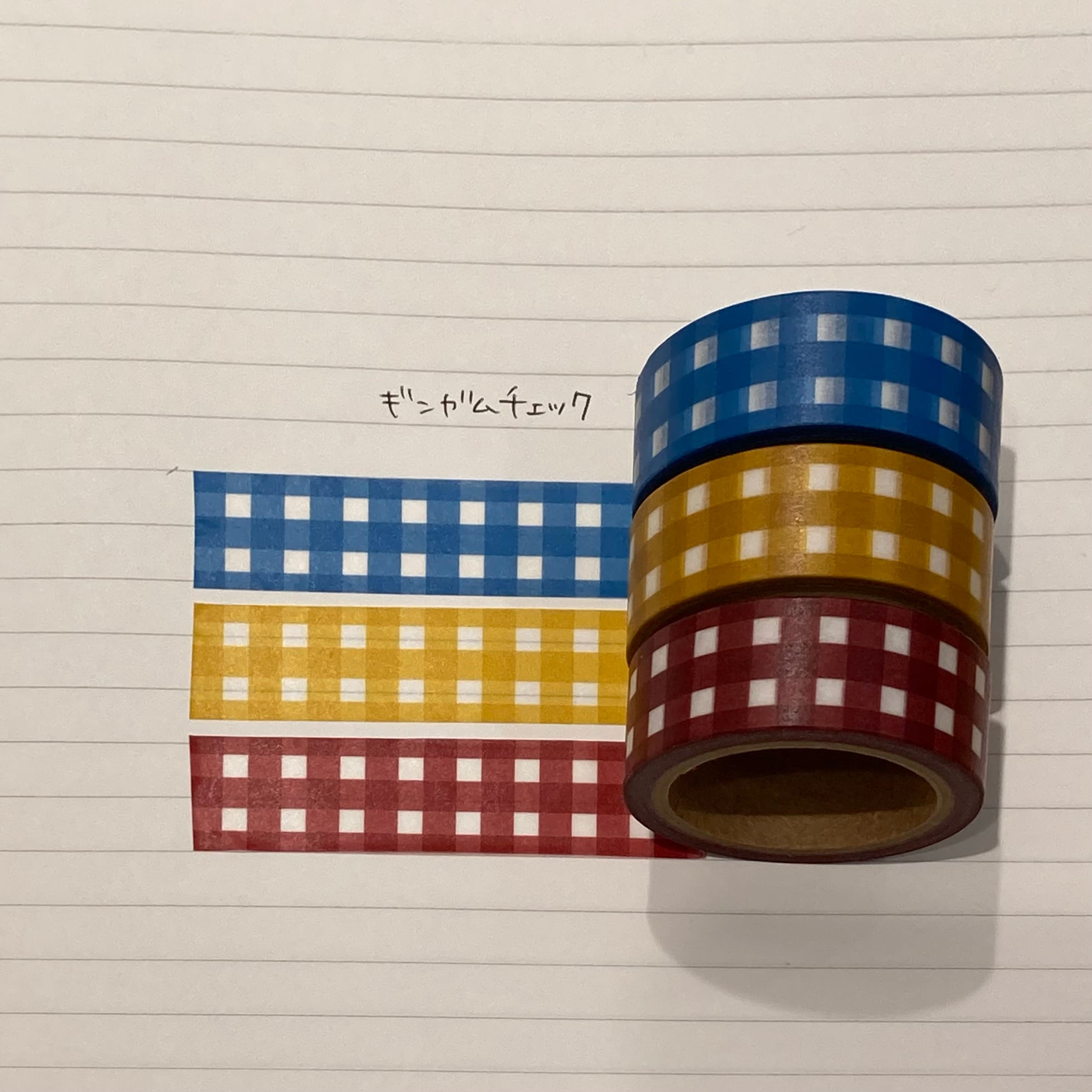 ギンガムチェック柄画像