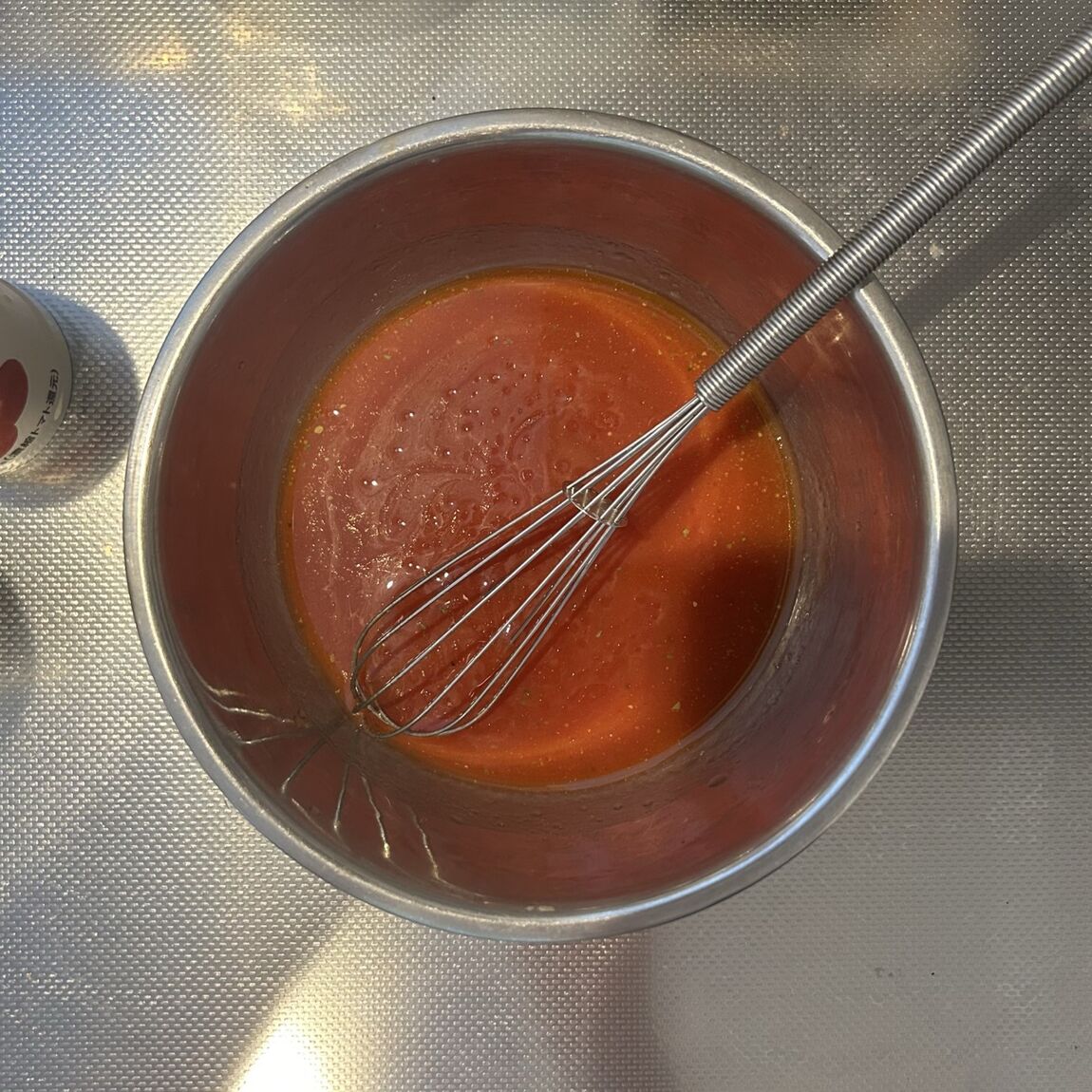 材料を混ぜる