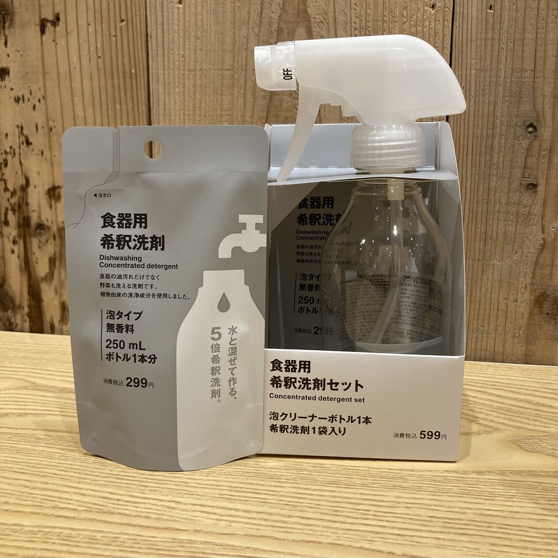 食器用希釈洗剤