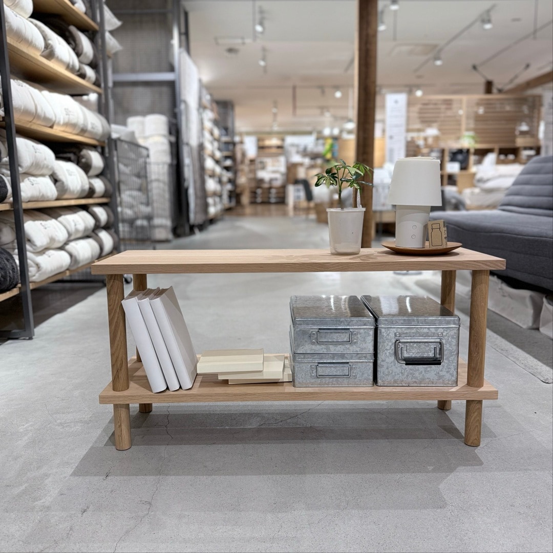 手軽に組み立てられるシェルフ２段